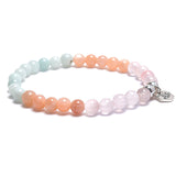 Inner and outer beauty, Intention bracelet Silver