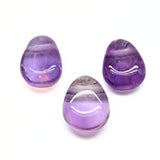 Amethyst, small tumbled pendant with hole