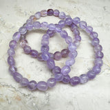 Ametist fri form trumlad armband