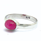 Rubin silverring