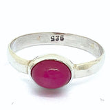 Rubin silverring