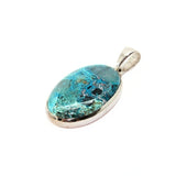 Rainbow moonstone, oval pendant in silver