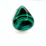 Malachite, top class silver ring