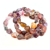 Auralite 23 necklace with silver clasp