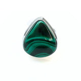 Malachite, top class silver ring