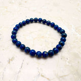 Lapis Lazuli -rannekoru, 6 mm helmiä