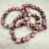 Rodokrosit, trumlat armband