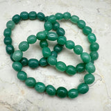 Aventurine, tumbled stone bracelet