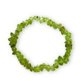 Peridot chipsarmband