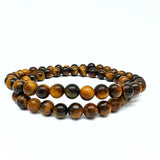 Tiger's Eye A quality bracelet 6 mm in 2 sizes