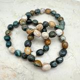 Oceanjaspis, trumlat armband
