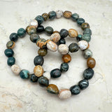 Oceanjaspis, trumlat armband