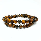 Tiger's Eye A quality bracelet 6 mm in 2 sizes