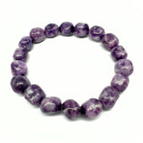 Lepidolit armband trumlad liten