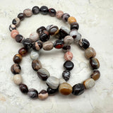 Jaspis nguni, trumlat armband