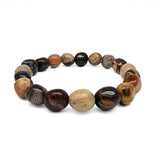 Jaspis nguni, trumlat armband