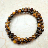 Tiger's Eye A quality bracelet 6 mm in 2 sizes