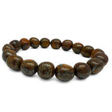 Bronsit, trumlat stenarmband