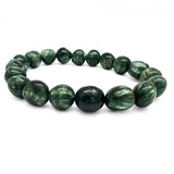 Serafinit, trumlat sten armband