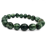 Serafinit, trumlat sten armband