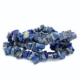 Lapis lazuli A kvalité chipsarmband