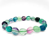 Fluorite tumbled bracelet