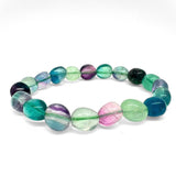 Fluorite tumbled bracelet