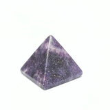 Lepidolit, slipad pyramid