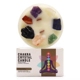 Chakraljus med äkta kristaller