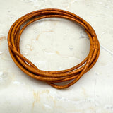 Läderrem, naturfärgad 1,5 mm