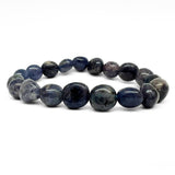 Iolit, trumlat armband