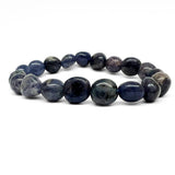 Iolit, trumlat armband
