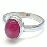 Rubin - stjärnrubin i silverring