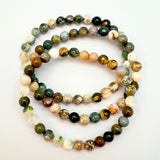 Oceanjaspis armband 6 mm