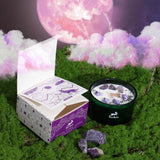 Moon - Candle with Crystals, Hop Hare