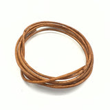 Läderrem, naturfärgad 1,5 mm