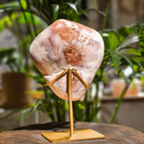 Rosa ametist slipad skiva