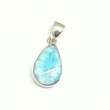 Larimar droppe slät kant
