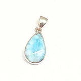 Larimar droppe slät kant