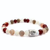 Crystal bracelet for the zodiac sign Cancer
