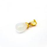 Regnbågsmånsten, Dew Kristalldroppe guldpläterat silverhänge
