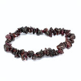 Granat chipsarmband