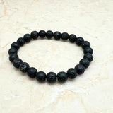 Lava armband 8 mm