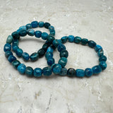 Apatit, trumlat armband