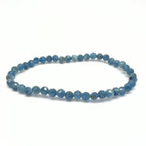 Kyanit AA, fasetterat armband 4mm