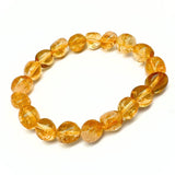 Citrine AA, tumbled bracelet