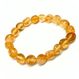 Citrine AA, tumbled bracelet