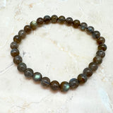 Labradorite, bracelet 6 mm