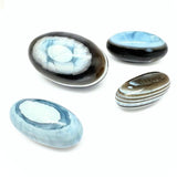 Shiva Lingam upea sininen opaali