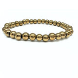 Pyrit polerad armband 6 mm i 2 storlekar